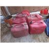 Image 1 : 6 Plastic Gas Containers