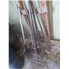 Image 1 : Yard Tools: Rakes, Hoe, Spades and Tomato Cages