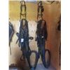 Image 1 : Double Set Work Harness with Bridles and 2 x 26" Collars