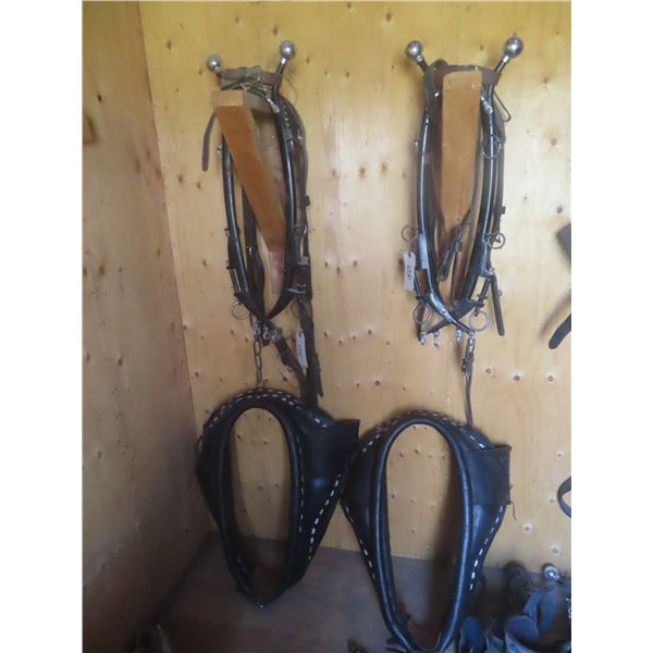 2 Sets of Hames, Back Bands, Martingale, Trace and 2 Pulling Collars, 26", No Choke