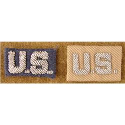 Lot 2 Post-WW2 U.S. Military PATCHES Bullion Insignia