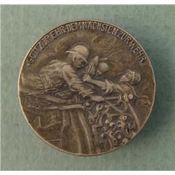 WWI GEMAN LAPEL MEDAL- UNIFORMED FIREFIGHTER