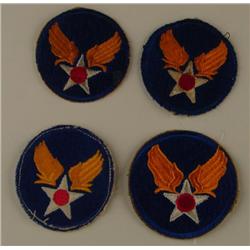 3 Pc Lot USAAF WWII Military Air Corps Shoulder Patches