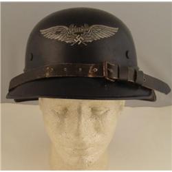 NAZI LUFTSCHUTZ HELMET 3 PIECE GLADIATOR STYLE