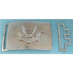BELT BUCKLE & KEEPER  XI BRITISH GORKHA RIFLES -1980S