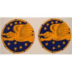 2 Piece Lot WWII 99th FS Tuskegee Airmen Patches