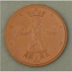 1922 GERMAN WORKERS DAY MEDALLION from DRESDEN