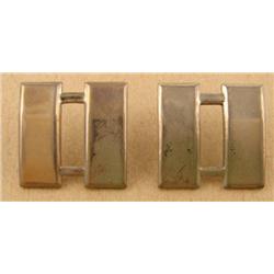 2 Pc Lot U.S. Military Insignia WWII Captains Bars PINS