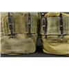 Image 3 : US MILITARY 3 PIECES-VIETNAM: GASMASK CANTEEN POUCH