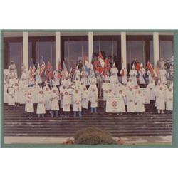 PHOTO OF THE KU KLUX KLAN RALLY IN COLUMBUS GEORGIA