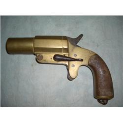 WWI Model 1917 French Flare Gun Heavy Brass