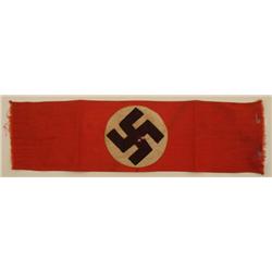 ORIGINAL NAZI PARTY ARMBAND-UN-SEWN