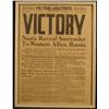 Image 1 : ORIGINAL WWII STARS & STRIPES NEWSPAPER NAZIS SURRENDER