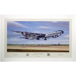 Aviation Art Six Turnin and Four Burnin Machat B-36