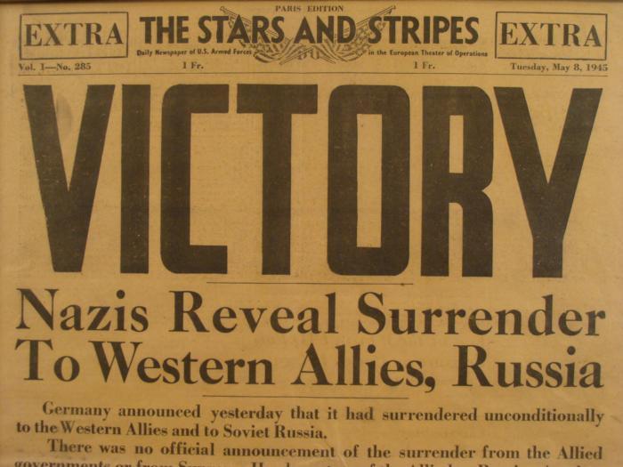 Nazi surrender date