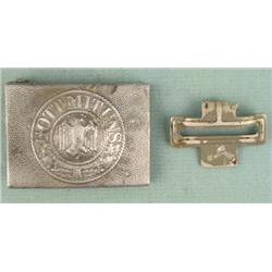 NAZI WEHRMACHT/ARMY ORIGINAL BELT BUCKLE AND KEEPER
