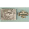 Image 1 : NAZI WEHRMACHT/ARMY ORIGINAL BELT BUCKLE AND KEEPER