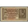 Image 1 : NAZI 20 RM ORIGINAL CURRENCY WITH EAGLE AND SWASTIKA