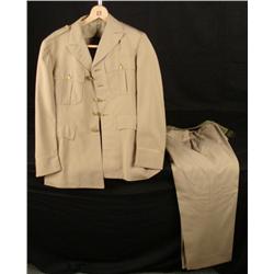 GREAT LOOKING WWII OFFICERS TROPICAL FULL UNIFORM-39 R