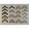 Image 1 : 27) VINTAGE MILITARY CHEVRONS