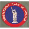Image 1 : VINTAGE ORIGINAL KKK INDEPENDENT KLAN OF AMERICA PATCH