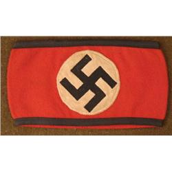 ORIGINAL EARLY NAZI SS ARMBAND-2 CLOTH RZM MAKER TAGS