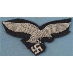 ORIG WWII NAZI LUFTWAFFE OFFICERS SILVER BREAST EAGLE