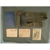 Image 1 : 6 PC WWII LOT-INCLUDES GI FLASHLIGHT-GI SONGBOOK-ETC
