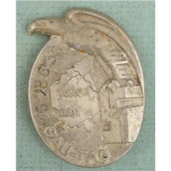 RARE EARLY 1936 GAU TAG BADGE FOR KOBLENZ-TRIER