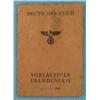 Image 1 : NAZI PASSPORT FOR FOREIGNER FERRUCCIO GAMBINI WWII
