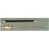 Image 2 : BEAUTIFUL M1898 GERMAN LONG BAYONET W/LEATHER SCABBARD-
