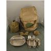 Image 1 : GREAT ORIGINAL WWII GI LOT-MESS KIT W/UTENSILS-MEDICAL