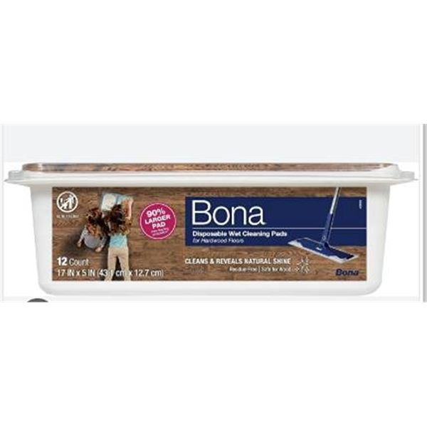 Bona Wet Cleaning Pads for Hardwood Floors 12 count