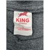 Image 3 : King Athletics Gray Cotton T-Shirt, Size S