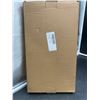 Image 2 : Brown shipping box with barcode label