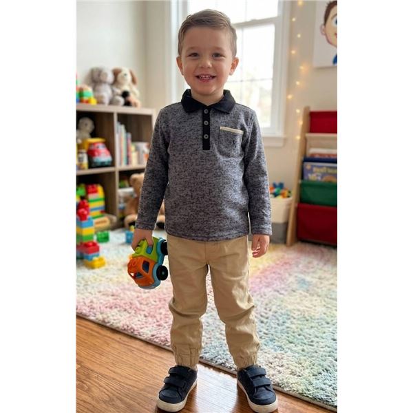 Calvin Klein Jeans Boys' 2-Piece Set Size 5
