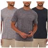 Image 1 : Bench Men's Active T-Shirts 3 Pack M/M