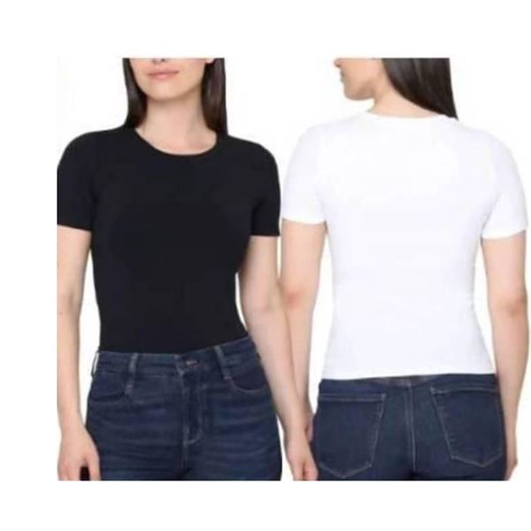 Tahari Smooth Seamless T-Shirt 2 Pack S/P