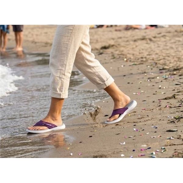 Dream Pairs Breeze-1 Purple Flip-Flops US 7