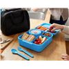 Image 1 : Blue Bento Lunch Box Set with Bag
