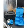 Image 2 : Blue Bento Lunch Box Set with Bag