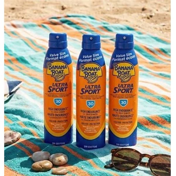 Banana Boat Ultra Sport SPF 30 Sunscreen, 3pk