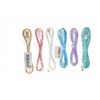 Image 2 : 5 Braided USB Cables, Various Colors