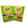 Image 2 : Scotch-Brite Dobie Colors Cleaning Pads, 3pk