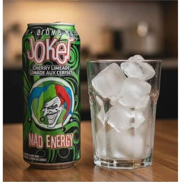 Joker Cherry Limeade Energy Drink 6-Pack