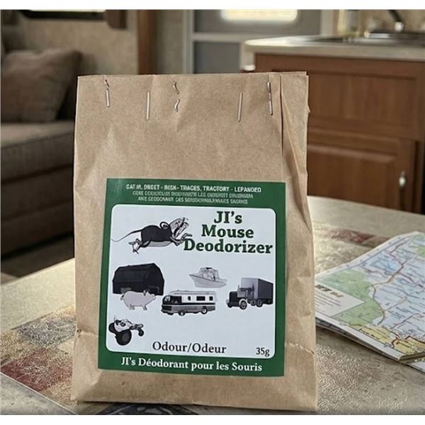 JI's Mouse Deodorizer 35g Pack Lot of 4