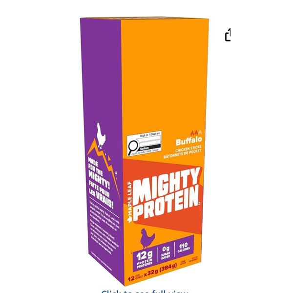 Mighty Protein Buffalo Chicken Sticks, 12 x 32g