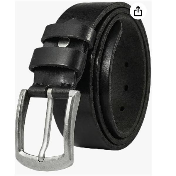 Belter Men's Woven Belt 46" Black