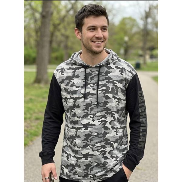 CAT Camouflage UPF 50+ Hoodie, Size L