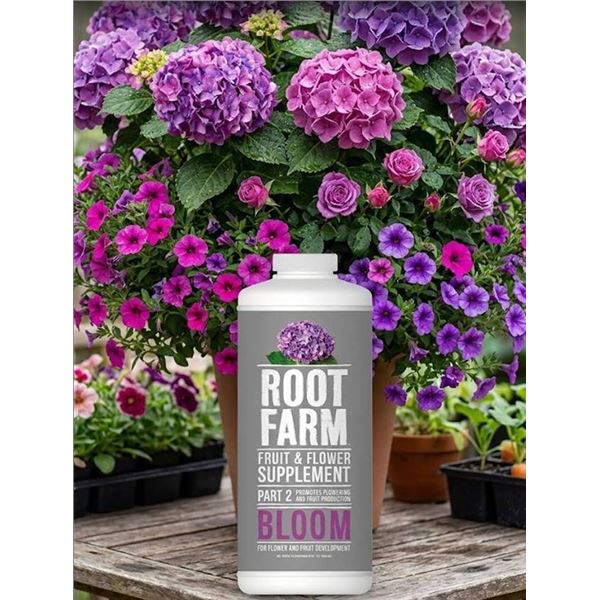 Root Farm Bloom 1-4-7 Nutrient 6x473ml